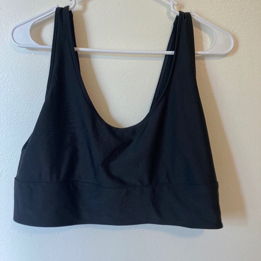 Old Navy Black Swim Top XL
